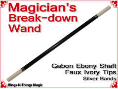 Magicians Break-Down Wand | Ebony & Ivory