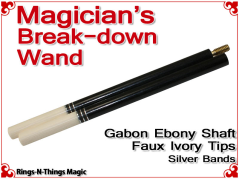 Magicians Break-Down Wand | Ebony & Ivory