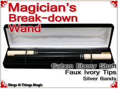 Magicians Break-Down Wand | Ebony & Ivory