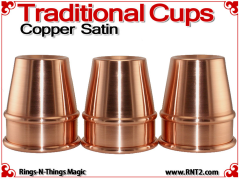 Traditional Tapered Cups | Copper | Satin Finish 2