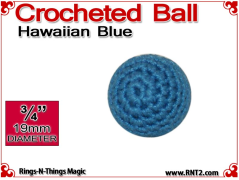 Hawaiian Blue Crochet Ball | 3/4 Inch (19mm)