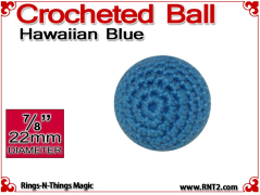 Hawaiian Blue Crochet Ball | 7/8 Inch (22mm)