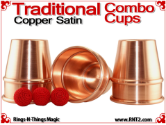 Traditional Tapered Combo Cups | Copper | Satin Finish 3
