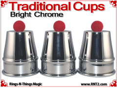 Traditional Tapered Cups | Copper | Bright Chrome 1