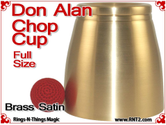 Don Alan Full Size Chop Cup | Brass | Satin Finish