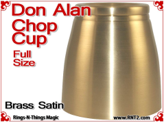 Don Alan Full Size Chop Cup | Brass | Satin Finish 2