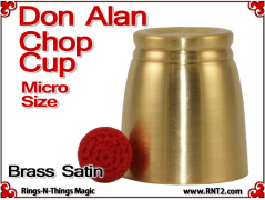 Don Alan Petite Chop Cup | Brass | Satin Finish