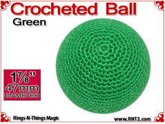 Green Crochet Ball | 1 7/8 Inch (47mm)