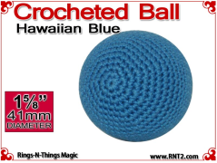 Hawaiian Blue Crochet Ball | 1 5/8 Inch (41mm)
