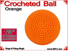 Orange Crochet Ball | 1 5/8 Inch (41mm)