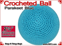 Parakeet Blue Crochet Ball | 2 3/8 Inch (60mm)