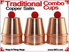 Traditional Tapered Combo Cups | Copper | Satin Finish 1