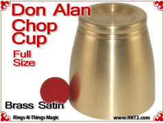 Don Alan Full Size Chop Cup | Brass | Satin Finish 3