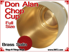 Don Alan Full Size Chop Cup | Brass | Satin Finish 4
