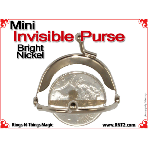 Mini Invisible Purse | Bright Nickel 3