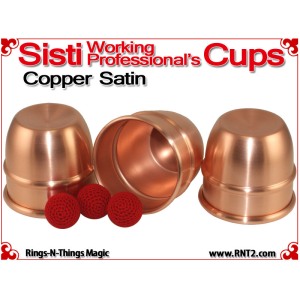 Sisti Working Professional's Cups | Copper | Satin Finish 3