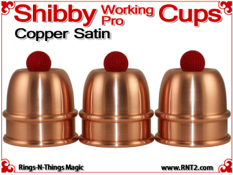 Shibby Working Pro Cups | Copper | Satin Finish 1