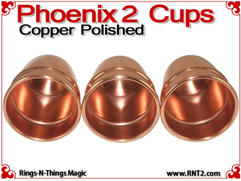 Phoenix 2 Cups | Copper | Polished Finish