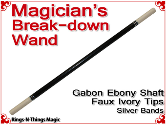Magicians Break-Down Wand | Ebony & Ivory