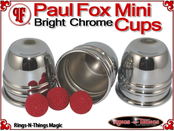 Paul Fox Mini Cups | Copper | Bright Chrome Finish 3