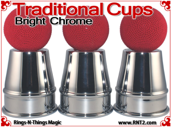 Traditional Tapered Cups | Copper | Bright Chrome 4
