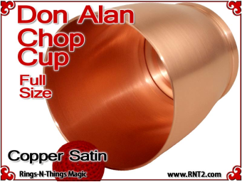 Don Alan Full Size Chop Cup | Copper | Satin Finish 3