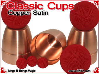 Classic Cups | Copper | Satin Finish
