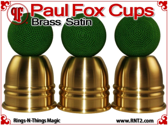Paul Fox Cups | Brass | Satin Finish 6
