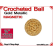 Gold Metallic Crochet Ball | 5/8 Inch (16mm) | Magnetic
