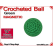 Green Crochet Ball | 3/4 Inch (19mm) | Magnetic