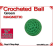 Green Crochet Ball | 5/8 Inch (16mm) | Magnetic