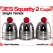 JES Squatty 2 Cups | Copper | Bright Nickel