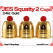 JES Squatty 2 Cups | Copper | 24kt Gold