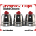 Phoenix 2 Cups | Copper | Bright Chrome 1