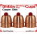 Shibby Working Pro Cups | Copper | Satin Finish 1