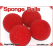 1 1/2 Inch Sponge Balls - Red