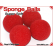 1 Inch Super Soft Sponge Balls - Red
