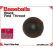 Black Leather Baseball | 1 Inch (25mm) by Leo Smetsers