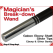 Magicians Break-Down Wand | Ebony & Silver
