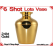 6 Shot Lota Vase | 24kt Gold