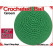 Green Crochet Ball | 2 5/8 Inch  (67mm) | Individual