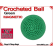 Green Crochet Ball | 1 3/8 Inch (35mm) | Magnetic