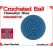 Hawaiian Blue Crochet Ball | 1 3/8 Inch (35mm) | Magnetic