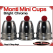 Monti Mini Cups | Copper | Bright Chrome