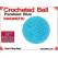 Parakeet Blue Crochet Ball | 1 3/8 Inch (35mm) | Magnetic