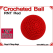 RNT Red Crochet Ball | 1 3/8 Inch (35mm)