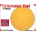 Yellow Crochet Ball | 2 3/8 Inch (60mm)