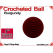 Burgundy Crochet Ball | 1 Inch (25mm)