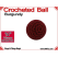 Burgundy Crochet Ball | 3/4 Inch (19mm)