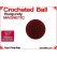 Burgundy Crochet Ball | 3/4 Inch (19mm) | Magnetic